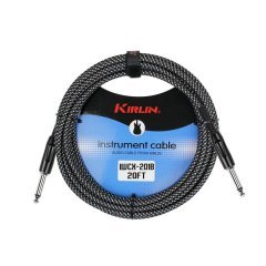 Kirlin IWCX-201BBK 1/4'' Mono Düz Uç 3 Metre Kablo