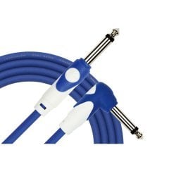 Kirlin LGI-202BL 1/4'' Mono Düz Uç - Dik Açılı 6 Metre Kablo
