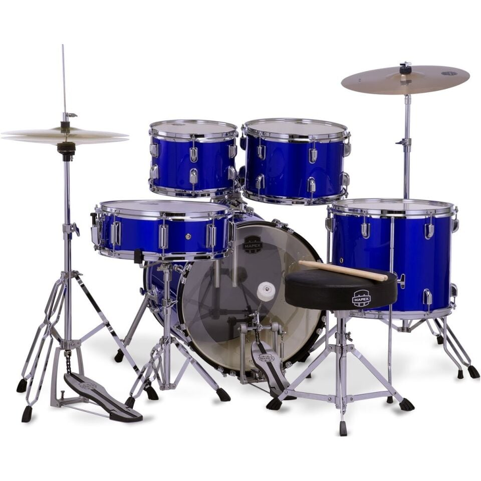 Mapex Comet Akustik Davul 22+10+12+16FT+14S (CM5295FTCIB)