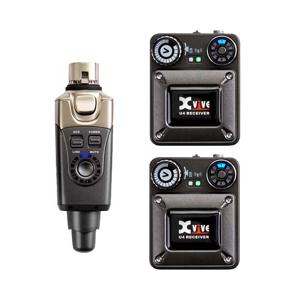 Xvive U4R2 Telsiz in-ear Monitör Sistemi (2 Alıcılı)
