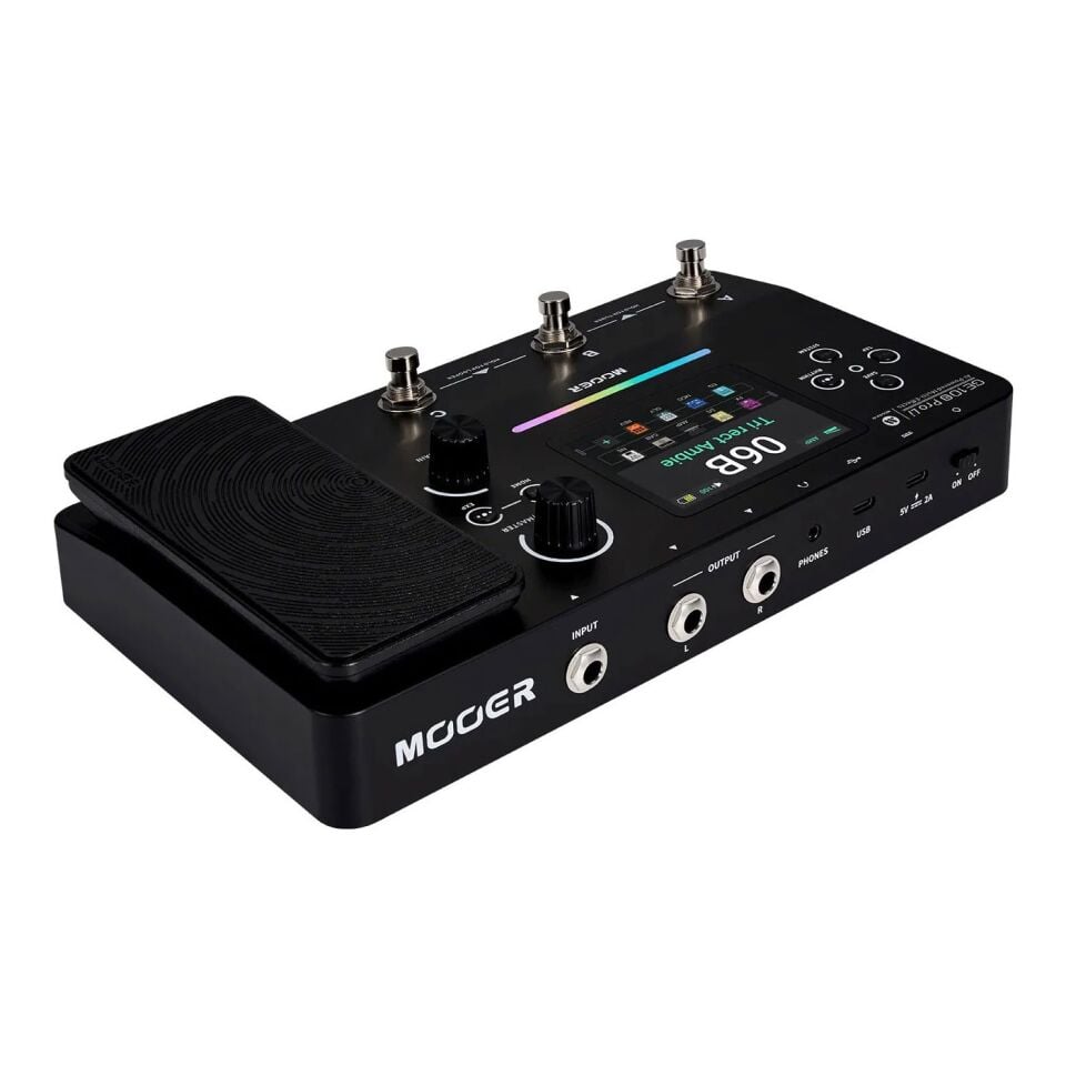 Mooer GE100PRO Li Şarjlı Gitar Efekt Prosesörü (AI ve MNRS/NAM Desteği)