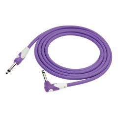 Kirlin LGI-202PU 1/4'' Mono Düz Uç - Dik Açılı 3 Metre Kablo