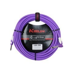 Kirlin LGI-202PU 1/4'' Mono Düz Uç - Dik Açılı 3 Metre Kablo