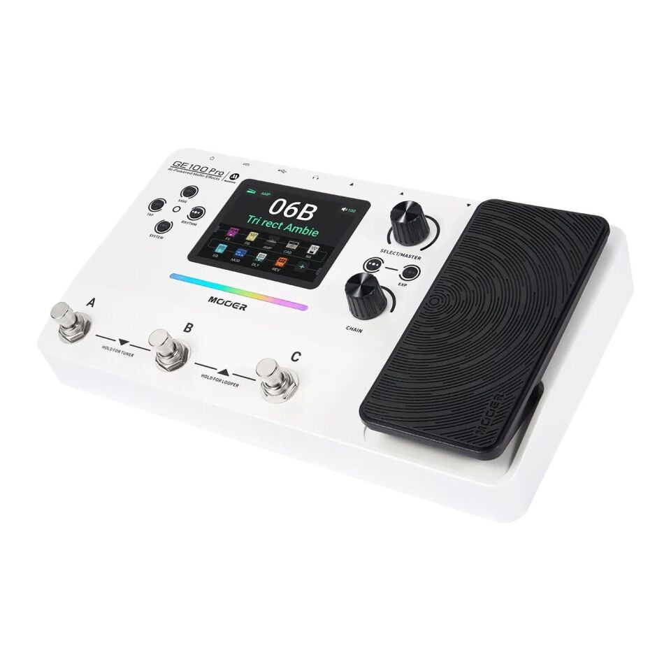 Mooer GE100PRO Gitar Efekt Prosesörü (AI ve MNRS/NAM Desteği)