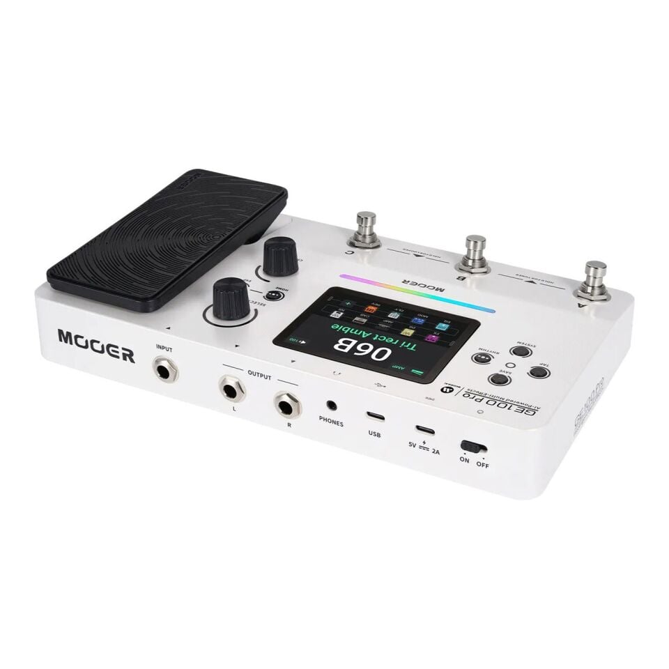 Mooer GE100PRO Gitar Efekt Prosesörü (AI ve MNRS/NAM Desteği)