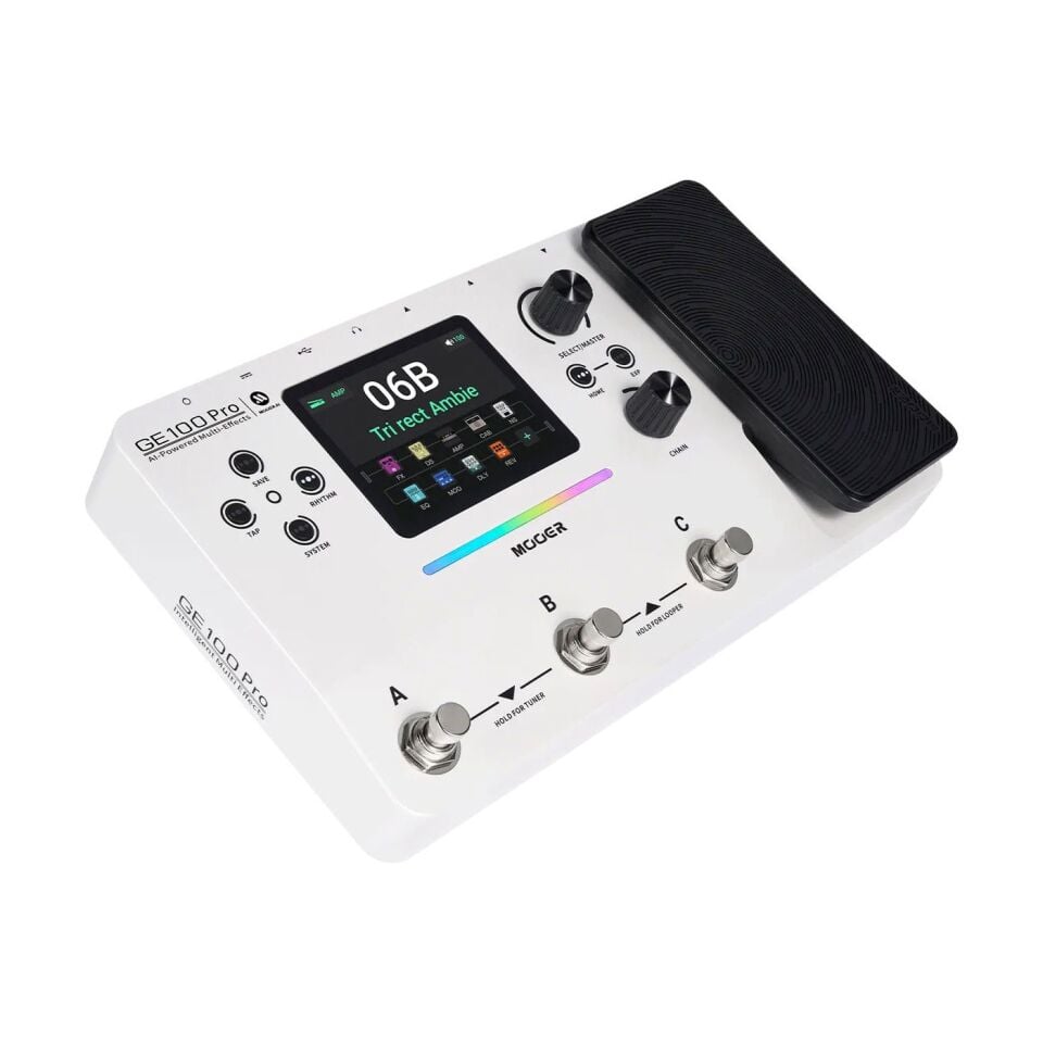 Mooer GE100PRO Gitar Efekt Prosesörü (AI ve MNRS/NAM Desteği)