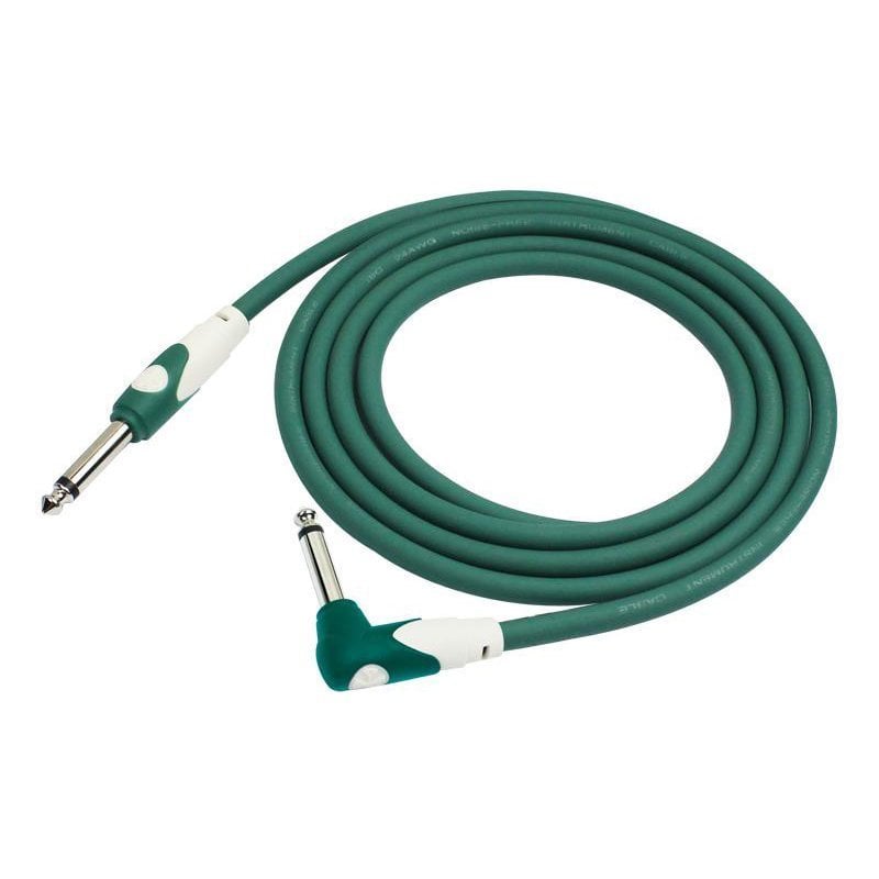 Kirlin LGI-202GR 1/4'' Mono Düz Uç - Dik Açılı 3 Metre Kablo