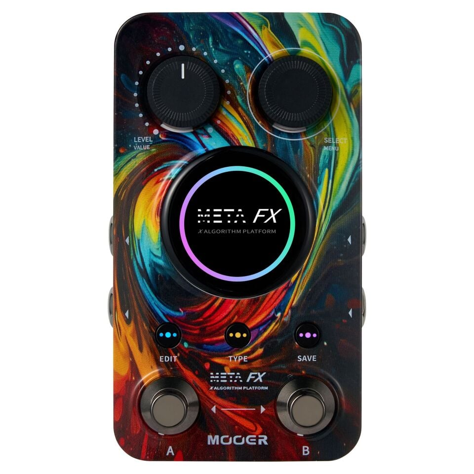 Mooer META FX Stereo Gitar Efekt Pedalı (Reverb-Delay-Modulation)
