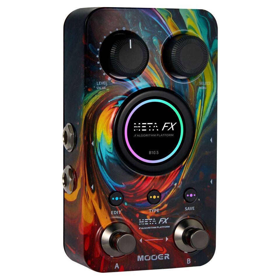 Mooer META FX Stereo Multi-Firmware Gitar Efekt Pedalı (Reverb-Delay-Modulation)
