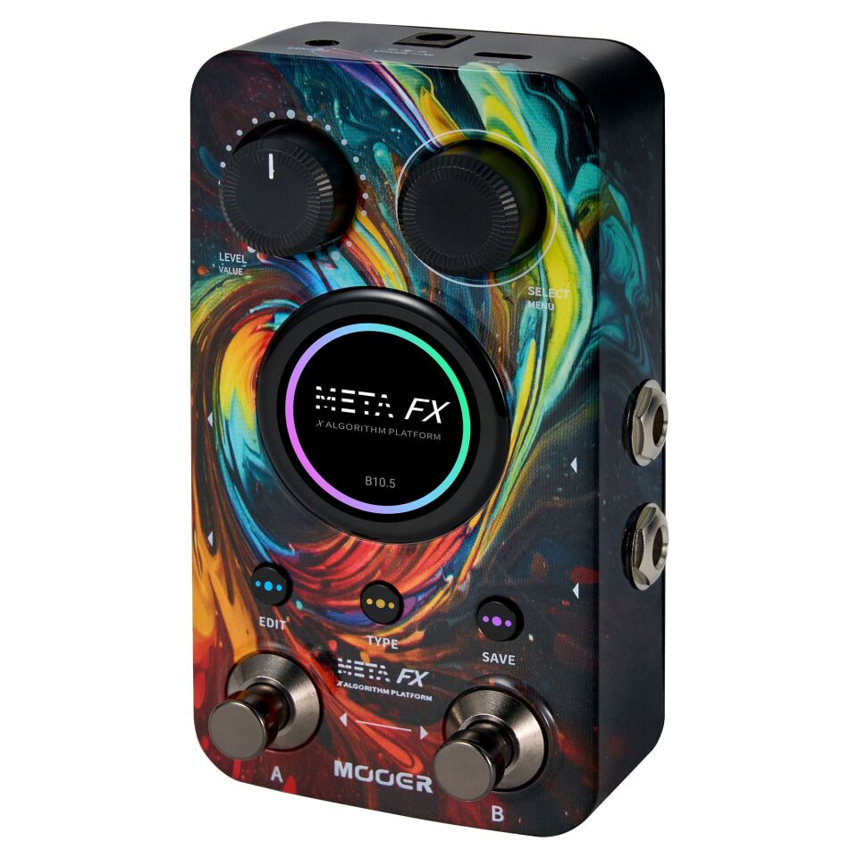 Mooer META FX Stereo Multi-Firmware Gitar Efekt Pedalı (Reverb-Delay-Modulation)