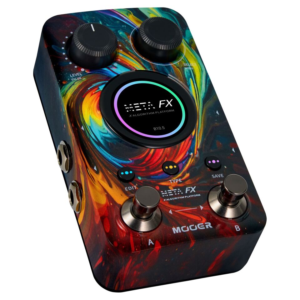 Mooer META FX Stereo Multi-Firmware Gitar Efekt Pedalı (Reverb-Delay-Modulation)