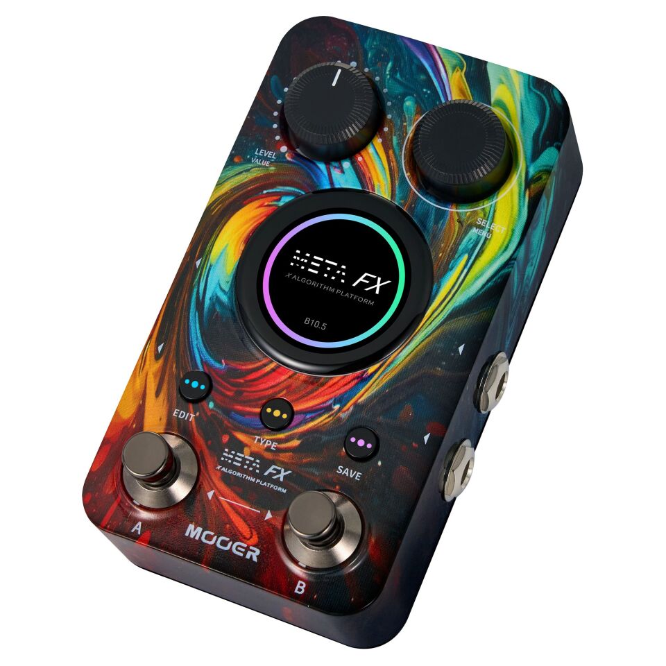 Mooer META FX Stereo Multi-Firmware Gitar Efekt Pedalı (Reverb-Delay-Modulation)