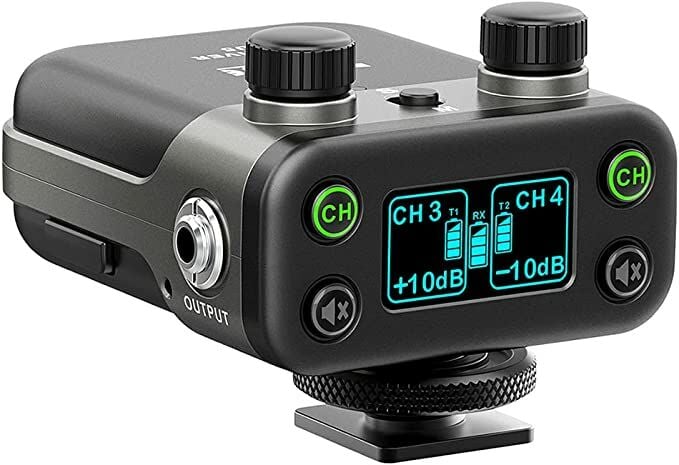 Xvive U5T2 Çift Vericili Video Kamera Telsiz Mikrofon Seti
