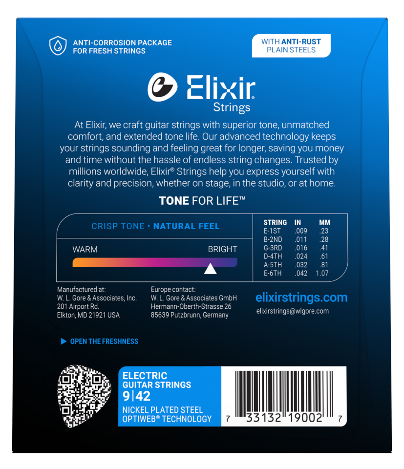 Elixir 009-042 Optiweb Elektro Gitar Teli (19002)