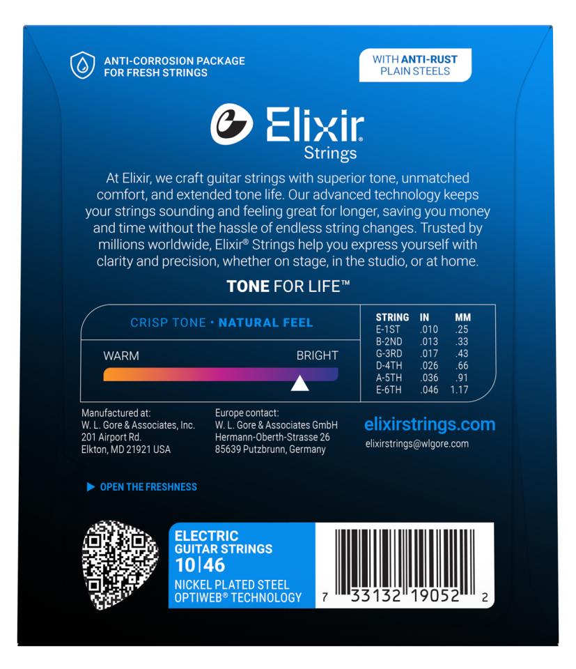 Elixir 010-046 Optiweb Elektro Gitar Teli (19052)