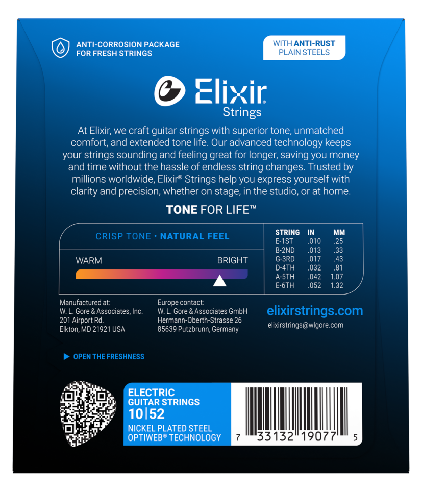 Elixir 010-052 Optiweb Elektro Gitar Teli (19077)