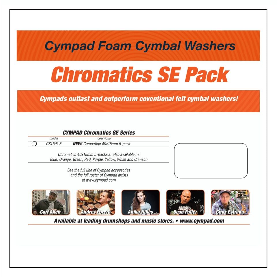 Cympad SE155C Chromatics Kamuflaj Desenli Zil Pulu (5li Paket)