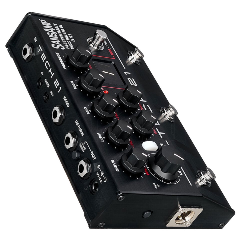 Tech 21 SansAmp Programlanabilir Bas Gitar Driver Pedalı (ELITE)