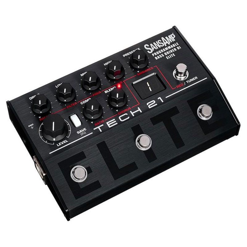 Tech 21 SansAmp Programlanabilir Bas Gitar Driver Pedalı (ELITE)