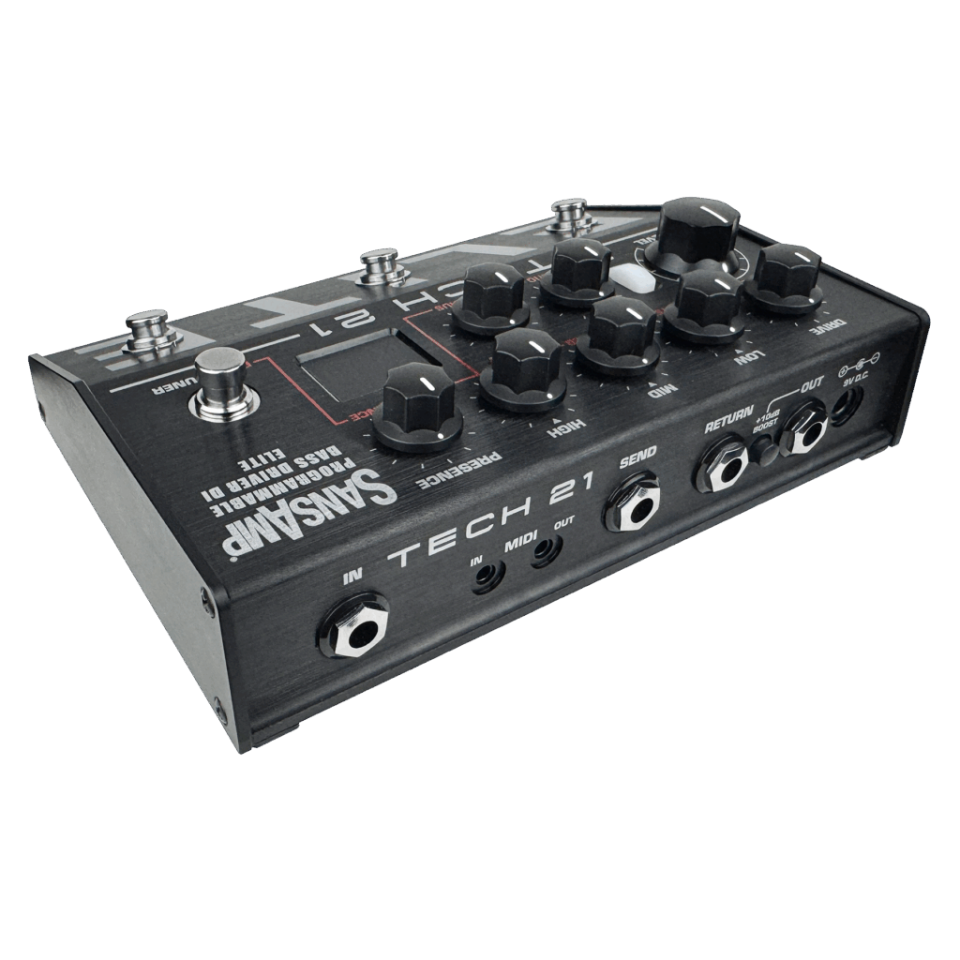 Tech 21 SansAmp Programlanabilir Bas Gitar Driver Pedalı (ELITE)