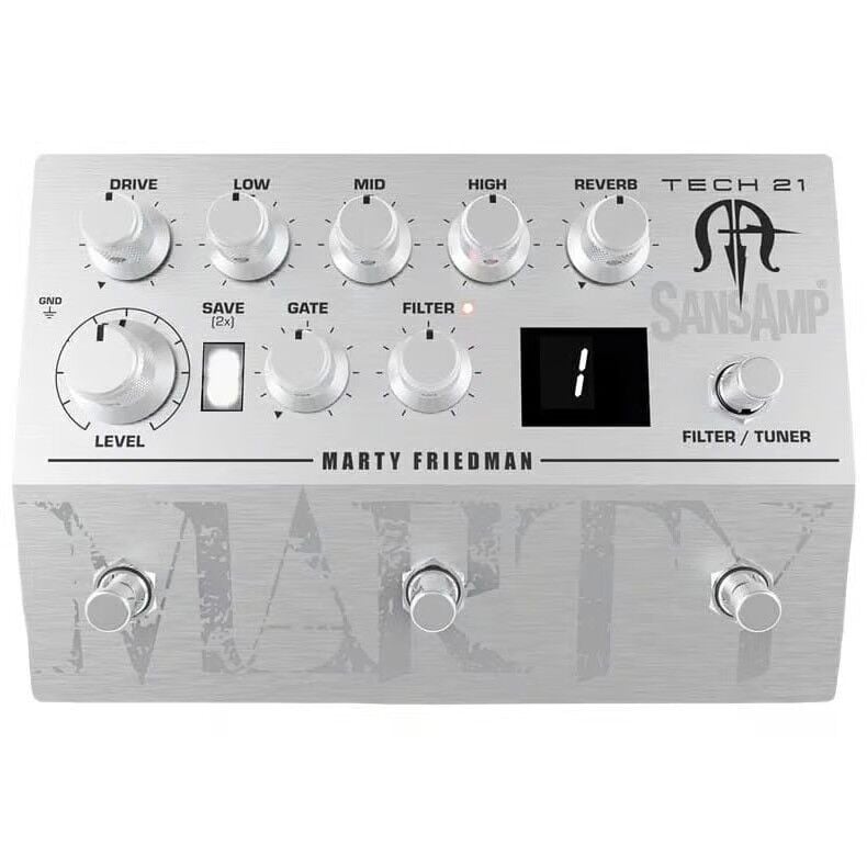 Tech 21 Marty Friedman Signature SansAmp Gitar Preamp Pedalı