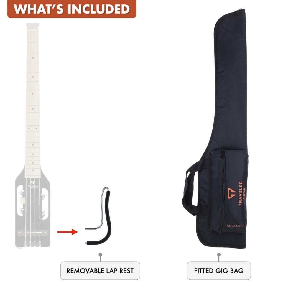 Traveler ULBBKGMP Ultra Light Siyah Bas Gitar