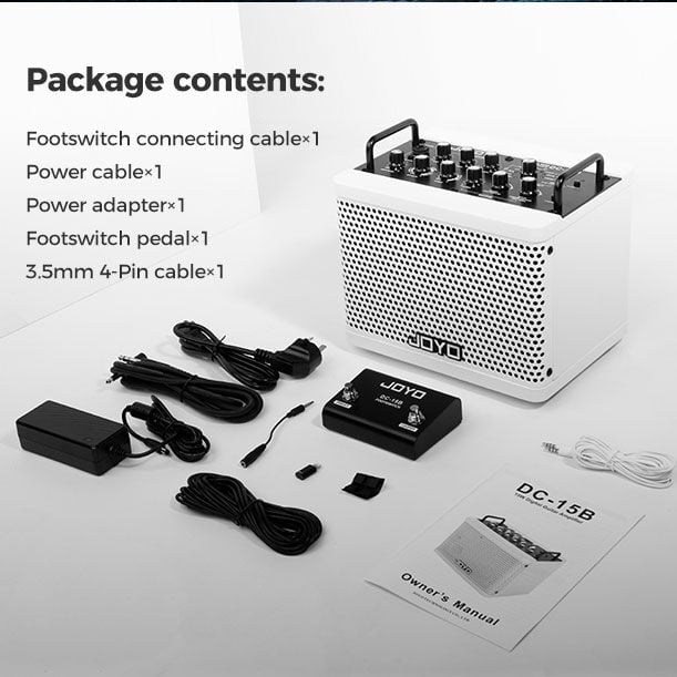 Joyo DC15B Şarjlı Bas Gitar Amfisi (Bluetooth)