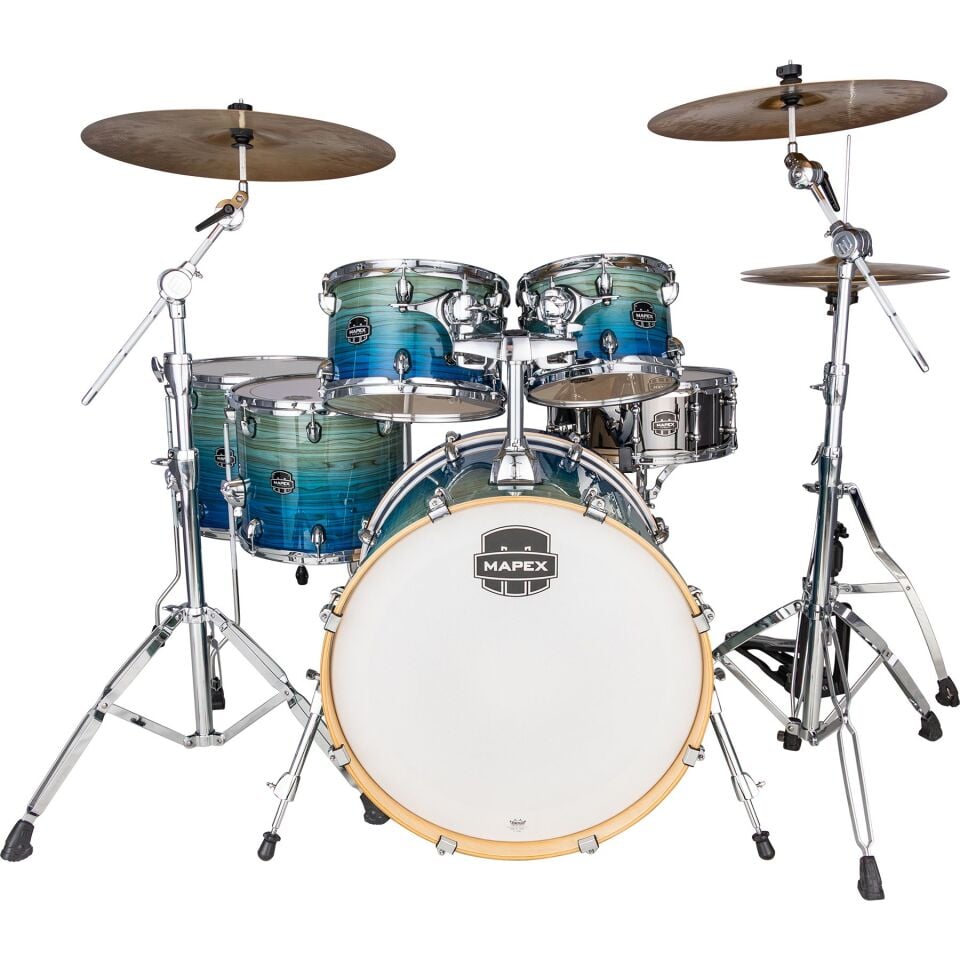 Mapex Armory Davul Seti 22+10+12+FT14+FT16+14S Blue Lagoon Fade LTAR628SFUVLK