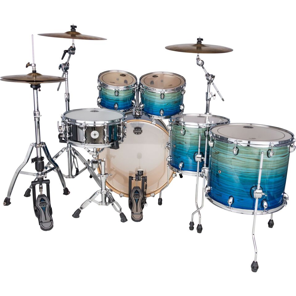 Mapex Armory Davul Seti 22+10+12+FT14+FT16+14S Blue Lagoon Fade LTAR628SFUVLK
