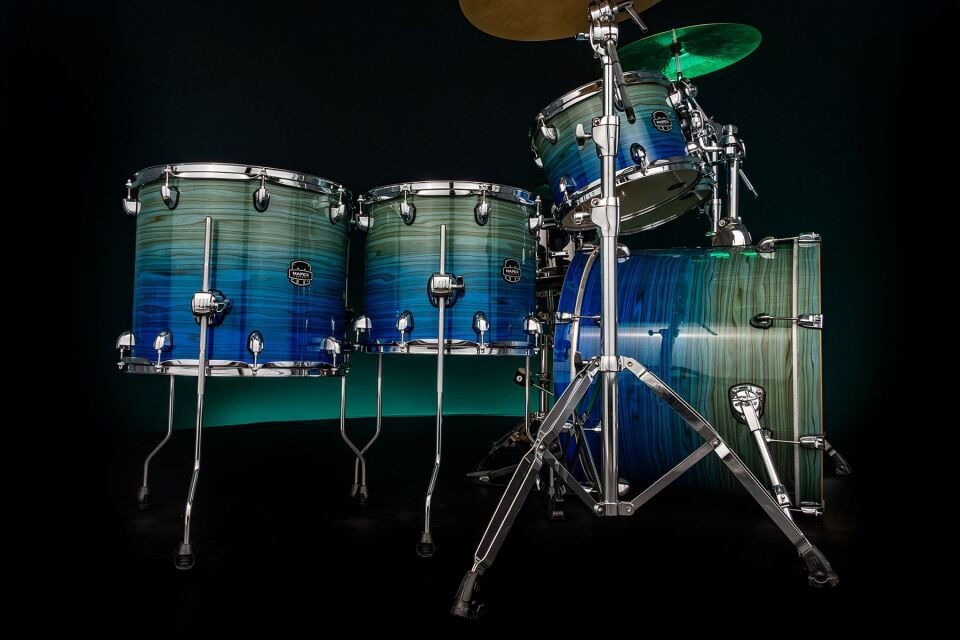 Mapex Armory Davul Seti 22+10+12+FT14+FT16+14S Blue Lagoon Fade LTAR628SFUVLK