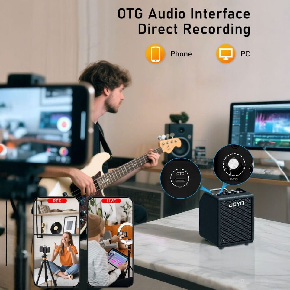 Joyo BA30BK Bas Gitar Amfisi (Black Micro Amp)