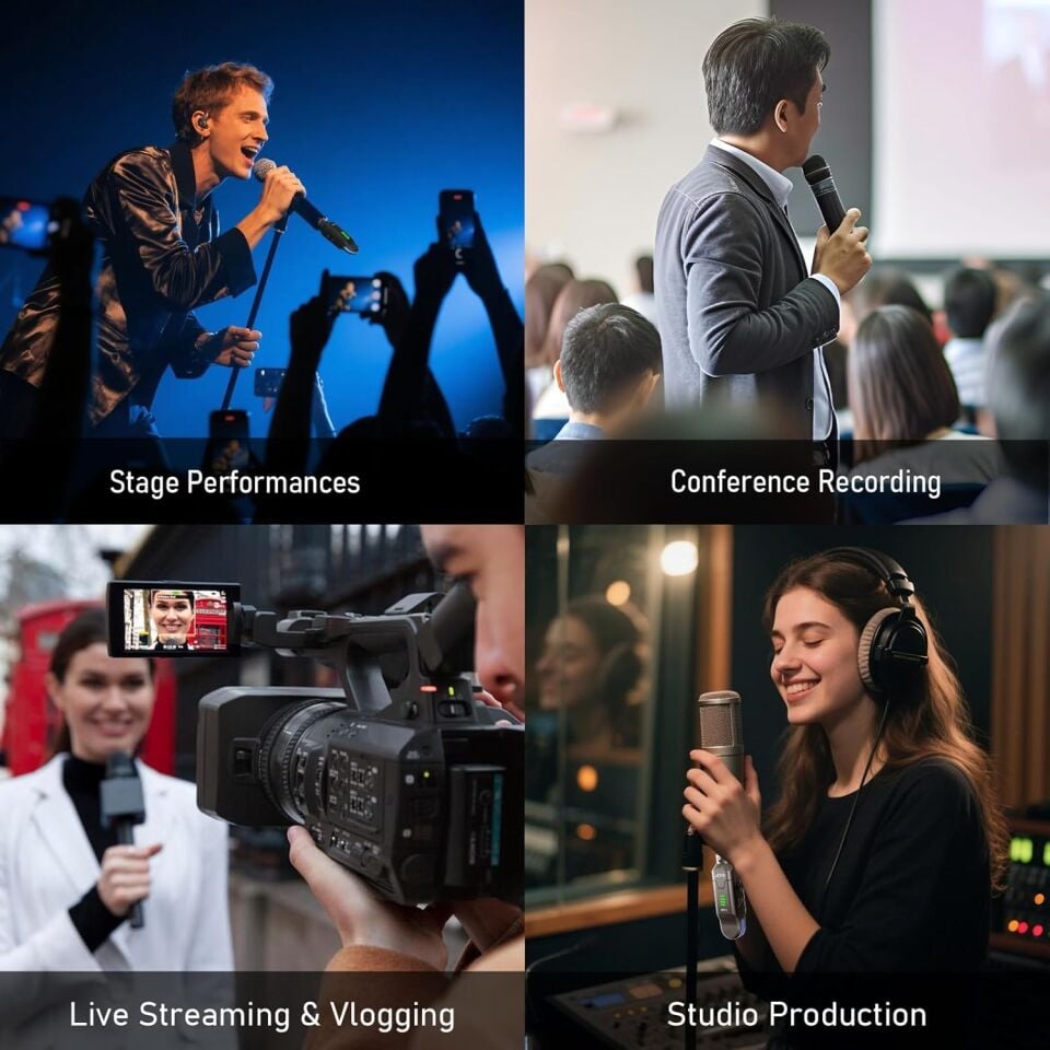 Joyo MW-2 Telsiz Mikrofon Sistemi