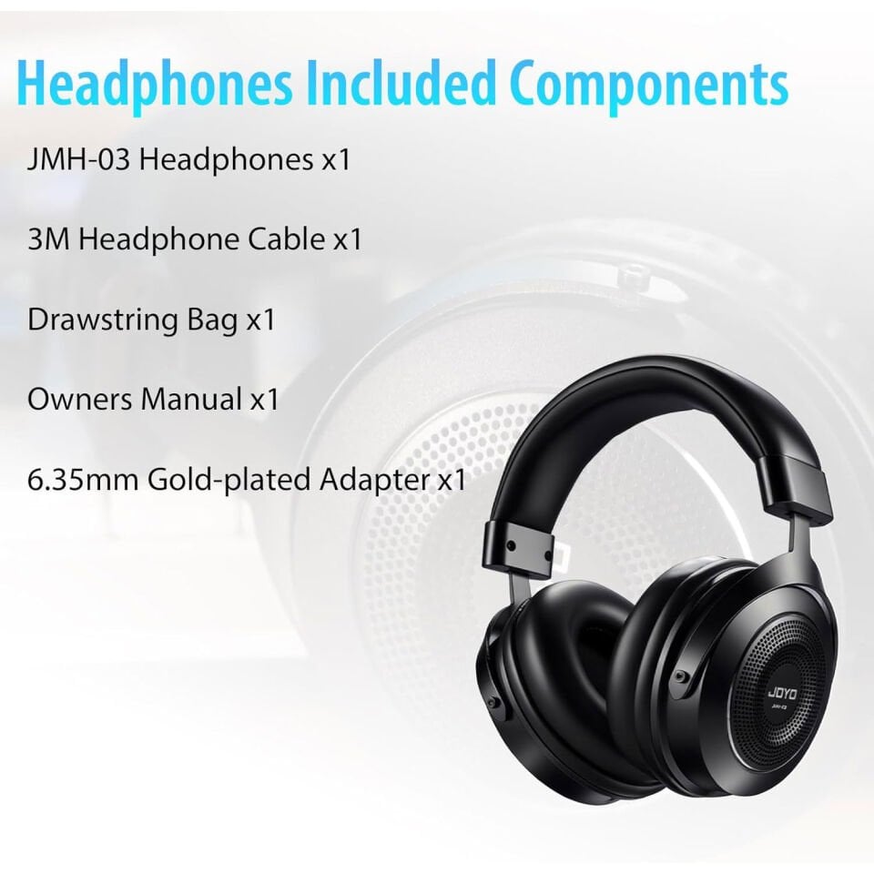 Joyo JMH-03 Profesyonel Stüdyo Kulaklığı (Yarı Açık)