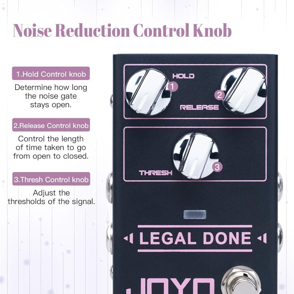 Joyo R-23 Noise Gate Gitar Efekt Pedalı