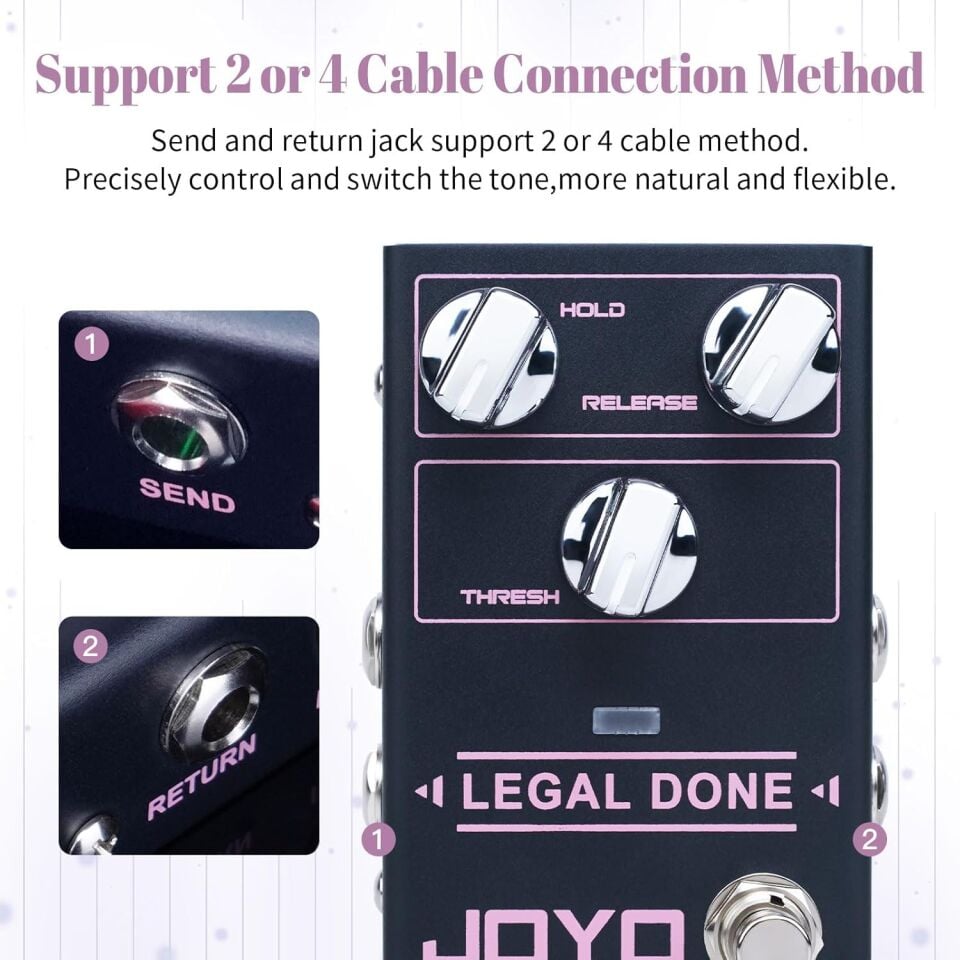 Joyo R-23 Noise Gate Gitar Efekt Pedalı