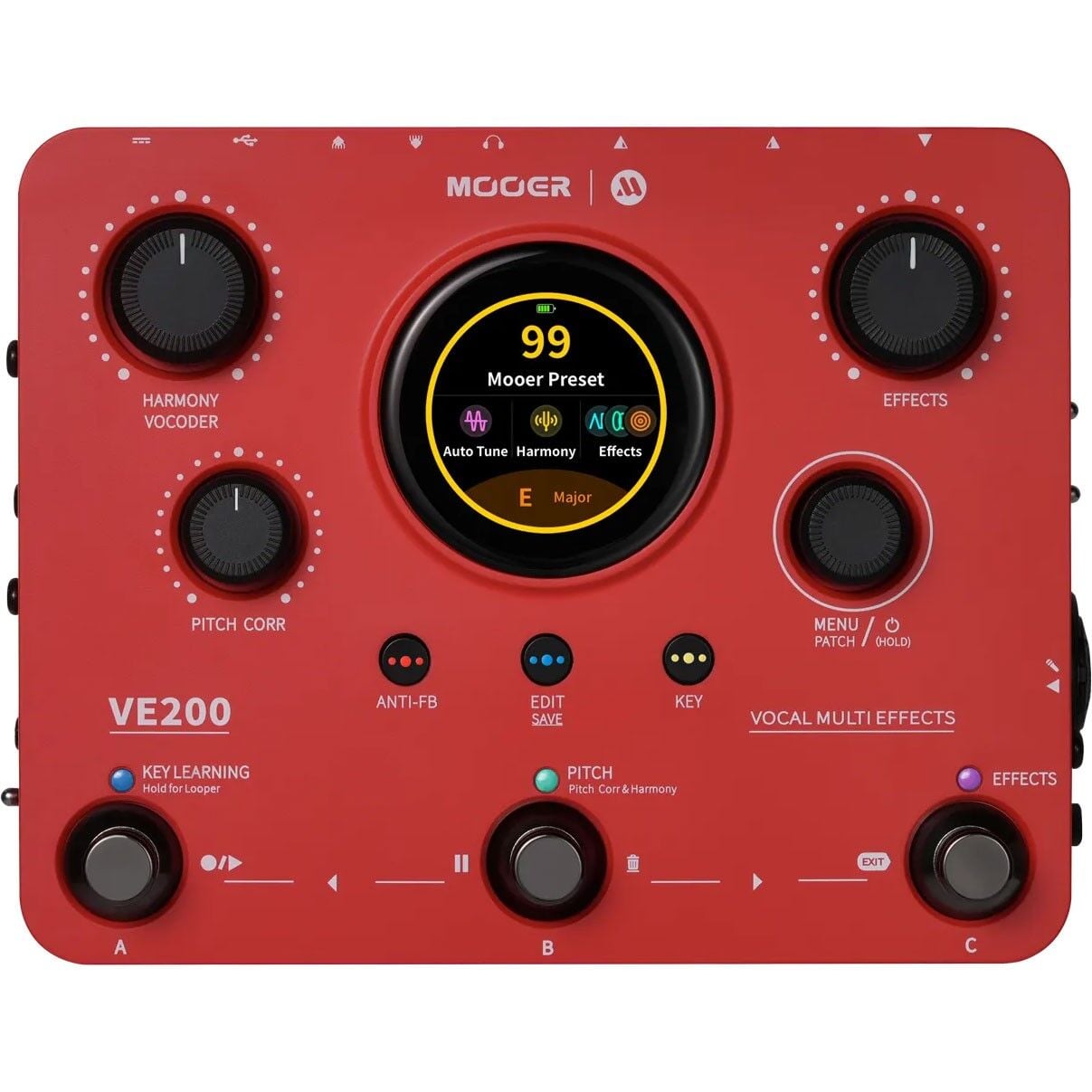 Mooer VE200RD Vokal Efekt Prosesörü
