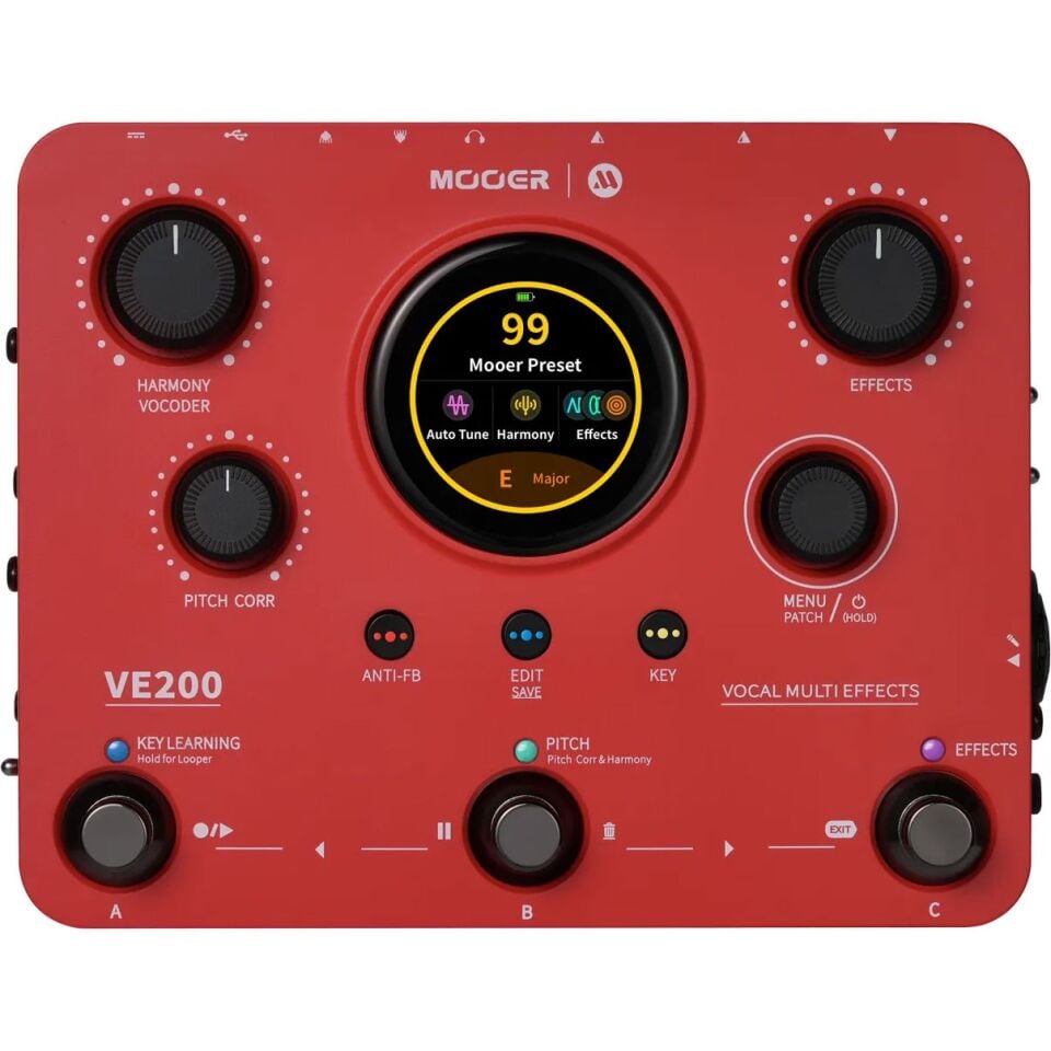 Mooer VE200RD Vokal Efekt Prosesörü