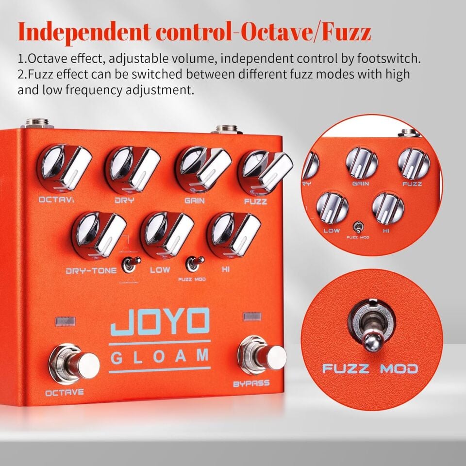Joyo R-29 Gloam Octave Fuzz Pedalı