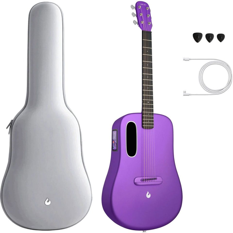 LAVA ME 4 Smart Elektro Akustik Gitar (Carbon - LVM4C38PL)