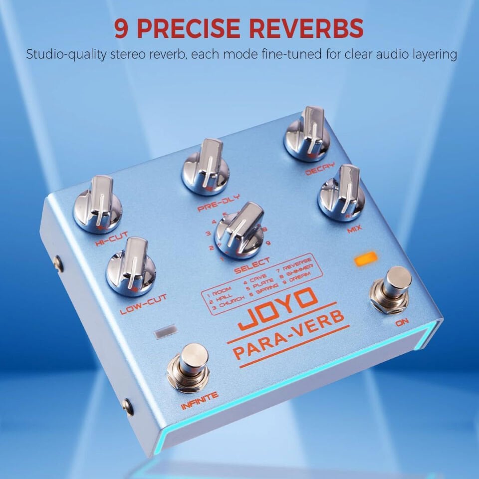 Joyo R31 Stereo Reverb Pedalı (Paraverb)