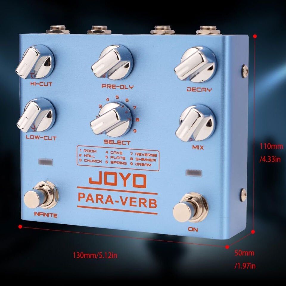 Joyo R31 Stereo Reverb Pedalı (Paraverb)