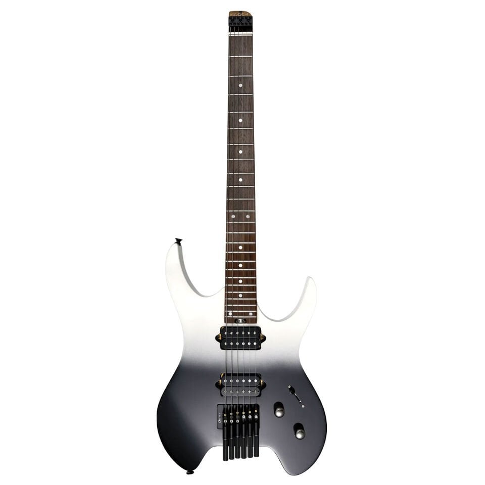 Mooer MHL50BW Headless Elektro Gitar (Black & White)