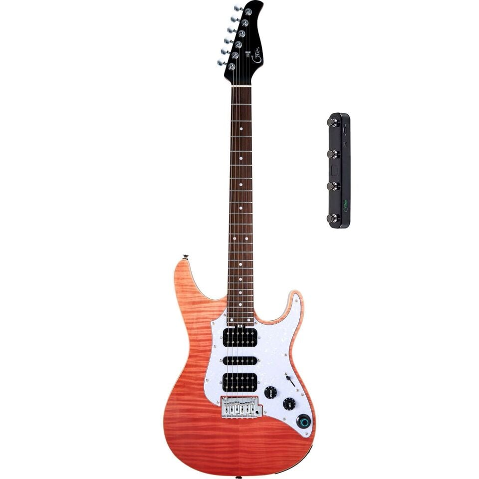 GTRS SL810RDBR Elektro Gitar (Entegre Efekt Prosesörlü)