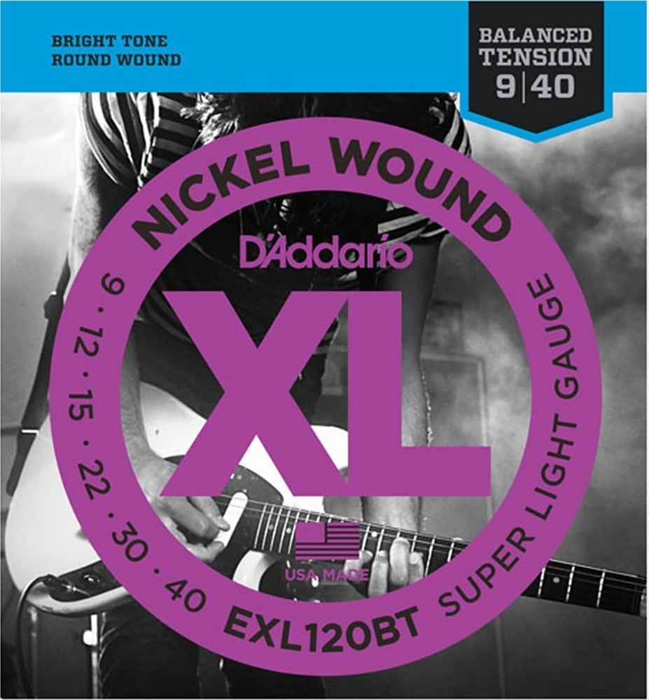 Daddario EXL120BT Elektro Tel Set Gtr BAL XL Sup.Lite