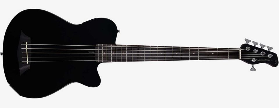 Sire Marcus Miller GB5 5 Telli Semi Acoustic Bas Gitar BK (Solid Body)