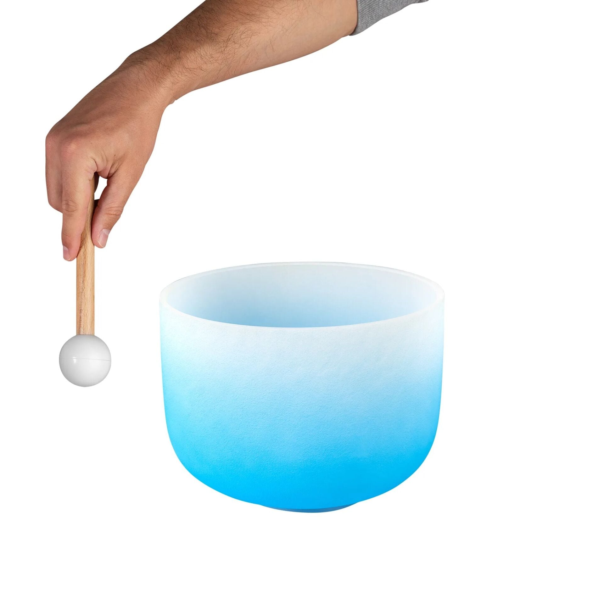 Sela ~25cm Kristal Singing Bowl - Throat Chakra - Sol 432Hz (SECCU10G)