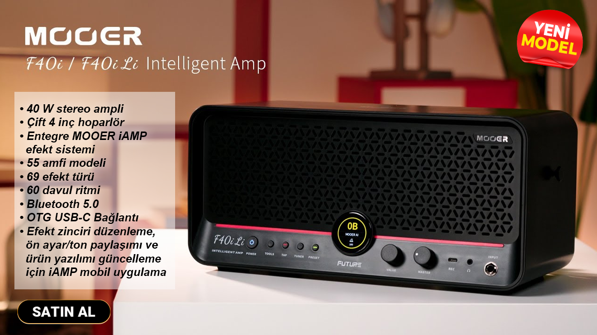 mooer F40i akıllı amfi